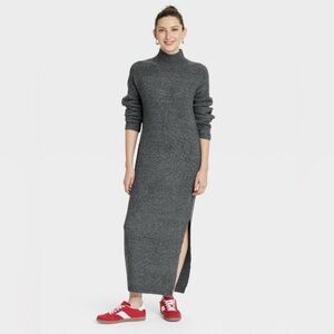 Target sweater dress | charcoal gray | size L | NWT